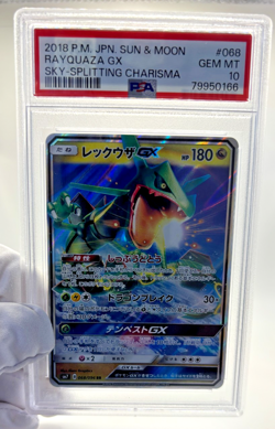 Pokemon Cards - PSA 10 Rayquaza 068/096 - Sky-Splitting Charisma JPN GEM MT - Image 3