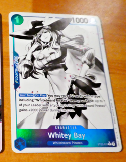 ONE PIECE ENGLISH CARD HOLO GAME CARTE WHITEY BAY ST22-011 ALT JCC EN ** - Image 1