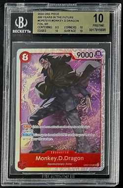 BGS 10 One Piece OP07-015 SR Monkey.D.Dragon - English - 500 Years in the Future - Image 1