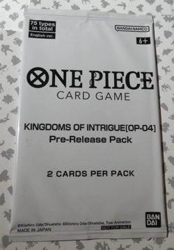 One Piece Booster OP-04 Pre-Release Card Game Sealed Pack English Carte Mint - Image 1