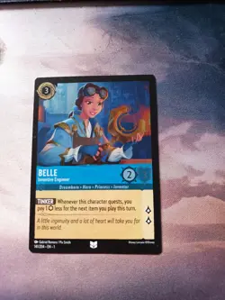141/204 BELLE INVENTIVE ENGINEER THE FIRST CHAPTER UNCOMMON DISNEY LORCANA FOIL - Image 1