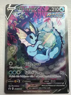Vaporeon V SWSH181 SWSH: Sword & Shield Promo Cards Holo - NM - Image 1