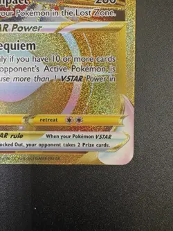 Giratina VStar 212/196 Lost Origin Pokemon Card - Image 4