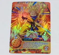 Gohan - Dragon Ball Super Trading Card WCR No. 054 Rainbow Holo Foil Tc5 - Image 1