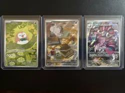 Pokemon Perfect Order Illustration Rare Card Lot (x3) Rowlet, Espurr and Drapion - Image 1