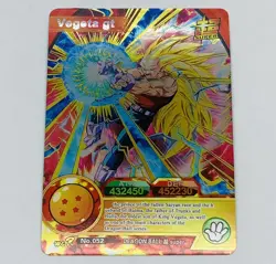 Vegeta GT - Dragon Ball Super Trading Card WCR No. 052 Holo Foil Tc5 - Image 1