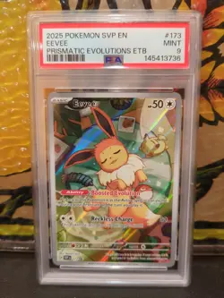 Eevee SVP 173 Prismatic Evolutions Black Star Promo POKEMON CARD - PSA 9 - Image 2