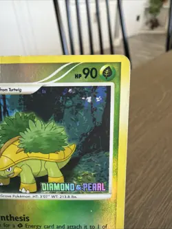 Pokemon TCG Grotle Card 49/130 Reverse Holo Stamped Diamond & Pearl - Image 3