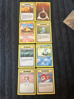 Pokemon Vintage - Common Rare Cards - 8x Card Lot - WOTC 1999 Old Bundle Set - Image 1