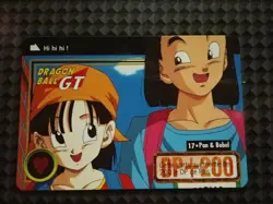 Carte Dragon Ball GT Hondan carddass 17 FR Pan DP Part 26 200 card 1017 vf - Image 1