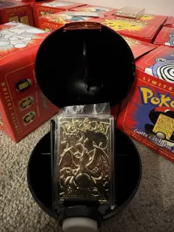 Pokemon Charizard 23K Gold-Plated Trading Card Limited Edition WITHOUT BOX - Image 1