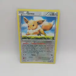 Pokemon Card Eevee 80/111 Furious Fists Reverse Holo Rare - Image 1