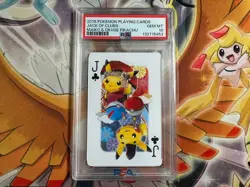 Pokemon 2016 Playing Cards Maiko Pikachu & Okuge Pikachu Jack Of Clubs PSA 10 - Image 1