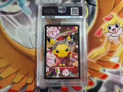 Pokemon 2016 Playing Cards Maiko Pikachu & Okuge Pikachu Jack Of Clubs PSA 10 - Image 2