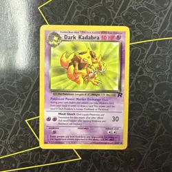 Dark Kadabra Team Rocket 39/82 Pokemon TCG Card D4 - Image 1