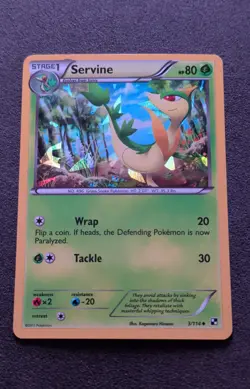 Servine - (Cracked Ice Holo) 3/114 Miscellaneous Cards & Products Holo - Image 1