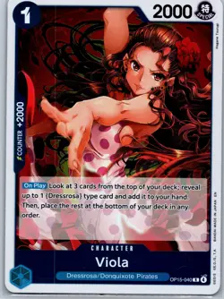 Viola Adventure on Kami's Island OP15-040 NM OP Card Foil - Image 1