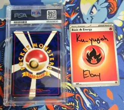 Ditto Holo 1997 P.M. Japanese FOSSIL Pokemon Card SWIRL!!!!! PSA 10 LOW POP:293 - Image 2