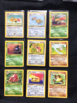 Pokemon Cards: 1st Edition Jungle 28 Card Non-Holo Lot - Image 1