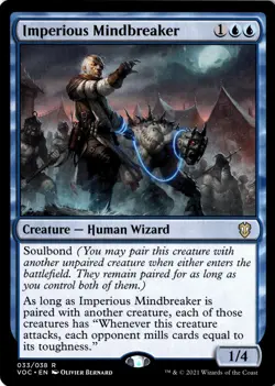 Imperious Mindbreaker R Commander: Innistrad: Crimson Vow 33 NM - Image 1