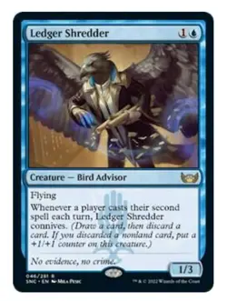 1x MTG Ledger Shredder - New Capenna Rare Creature! NM Mint! - Image 1