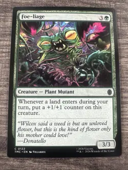 Foe-liage - 0122 - TMC - Teenage Mutant Ninja Turtles TMNT - MTG - Image 1