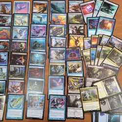 Custom Commander MTG Deck Magic = Esper Shard Mythic Rare DRAGONS DRAKES Tribes - Image 2