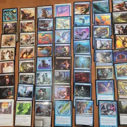 Custom Commander MTG Deck Magic = Esper Shard Mythic Rare DRAGONS DRAKES Tribes - Image 3