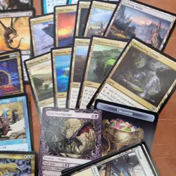 Custom Commander MTG Deck Magic = Esper Shard Mythic Rare DRAGONS DRAKES Tribes - Image 5