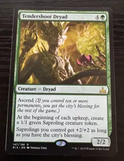 Tendershoot Dryad - Rivals of Ixalan Magic the Gathering MTG - Image 1