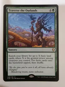 Traverse the Outlands- Commander Legends: Battle for Baldur's Gate- 258-Rare- NM - Image 1