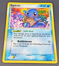 2006 Pokemon Crystal Guardians - Squirtle - 64/100 - Image 1