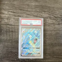Pokemon Gyarados GX Full Art Ultra Rare Holo 101/111 Crimson Invasion PSA 9 - Image 1