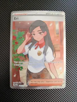 Eri - 136/131 - Pokemon Prismatic Evolutions Full Art Ultra Rare NM - Image 1