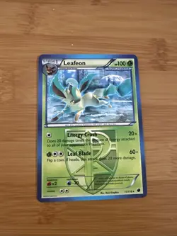 Pokemon TCG Leafeon Plasma Freeze 11/116 Exclusive Cracked Ice Holo - Image 1