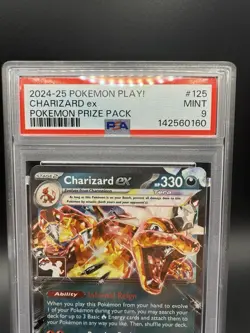 Pokemon Play! Prize Pack Series Charizard ex 125/197 Obsidian Flames - PSA 9 - Image 2