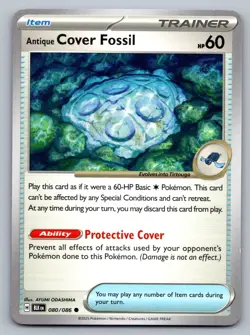 Pokemon TCG SV: Black Bolt Antique Cover Fossil 080/086 - Image 1