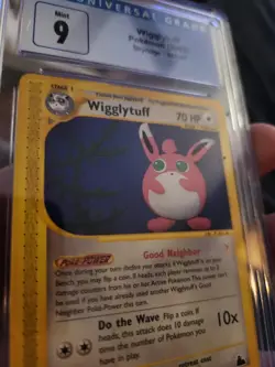 Wigglytuff - 34/144 - CGC 9 Mint - Rare (eReader) Pokemon Skyridge PSA - Image 1