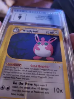 Wigglytuff - 34/144 - CGC 9 Mint - Rare (eReader) Pokemon Skyridge PSA - Image 2