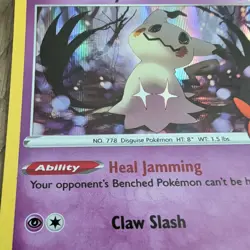 Mimikyu - 081/189 - Holo Rare Trick or Trade BOOster Pokemon TCG NM 🎈🛑 - Image 1