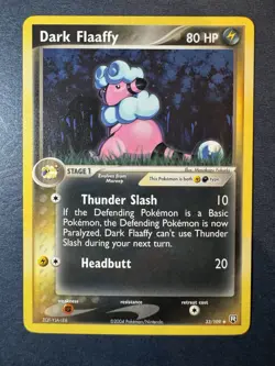 Dark Flaaffy Uncommon Normal Team Rocket Returns 33/109 NM Pokemon TCG - Image 1