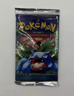 Pokemon BASE SET BOOSTER PACK - SPANISH - FACTORY SEALED - VENUSAUR WOTC - Image 1