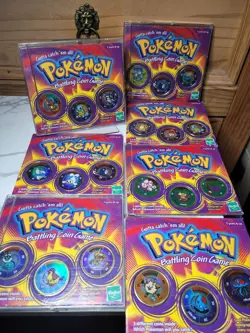 Pokemon Battling Coin Game 1999 - 21 Vintage Coins - Charizard, Blastoise Bundle - Image 2