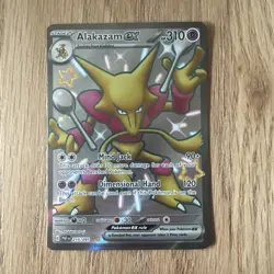 Alakazam ex 215/091 2024 Paldean Fates Pokemon Card Full Art Shiny Ultra Rare Nm - Image 1