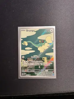 Pokemon Drampa 184/162 Temporal Forces Illustration Rare DMG - Image 1