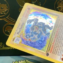Pokemon TCG Machamp Holo Rare 1st Edition Base Set 8/102 LP - Image 4