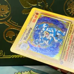 Pokemon TCG Machamp Holo Rare 1st Edition Base Set 8/102 LP - Image 5