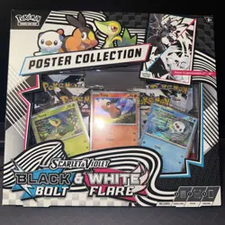 Pokemon TCG BlackBolt WhiteFlare Poster Collection NEW & SEALED✅Fast Delivery - Image 1