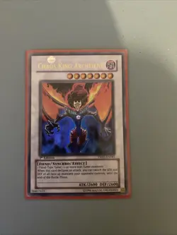 Chaos King Archfiend - Yu-Gi-Oh TSHD-EN041 Ultra Rare Unlimited Light Play - Image 1