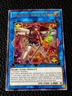 Trickstar Black Catbat MP18-EN132 Yugioh 1st Edition (New) Ultra Rare - Image 1